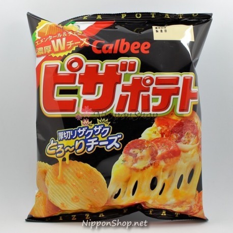 Calbee Pizza Potato Chips - W Cheese