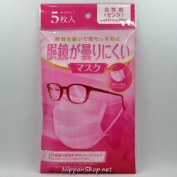 Mouth Mask - Pink (glasses type)