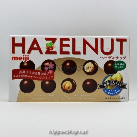 meiji HAZELNUT chocolates