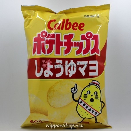 Calbee Kartoffelchips - Shoyu Mayo