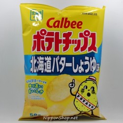 Calbee Potato Chips - Hokkaido Butter Shoyu