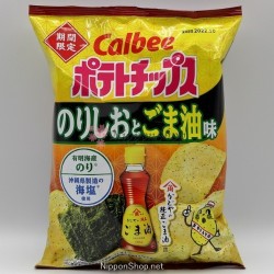 Calbee Potato Chips - Nori Shio Goma Oil