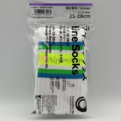 Family Mart Line Socks - Neon Green