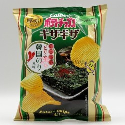 Calbee GizaGiza Potato Chips - Spicy Korean Nori