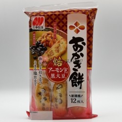 Okakimochi Senbei - Almond & Kuromame