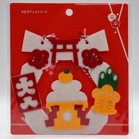 New Year Felt Kazari