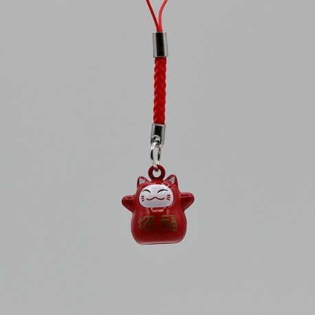 Mobile phone strap - Lucky Cat