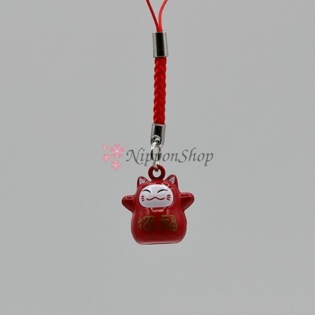 Mobile phone strap - Lucky Cat