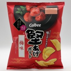 Calbee Kataage Potato Chips - Ume