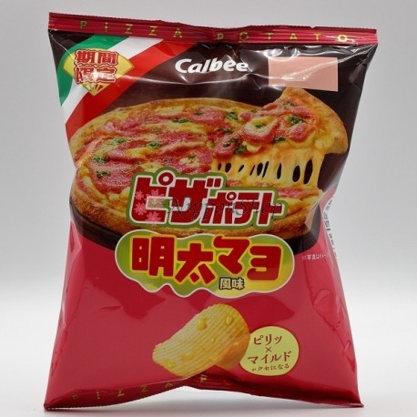 Calbee Pizza Potato Chips - Mentai Mayo