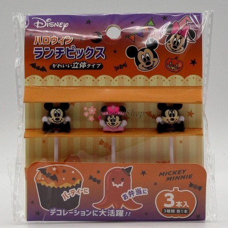 Bento Picks - Halloween Mickey & Minnie