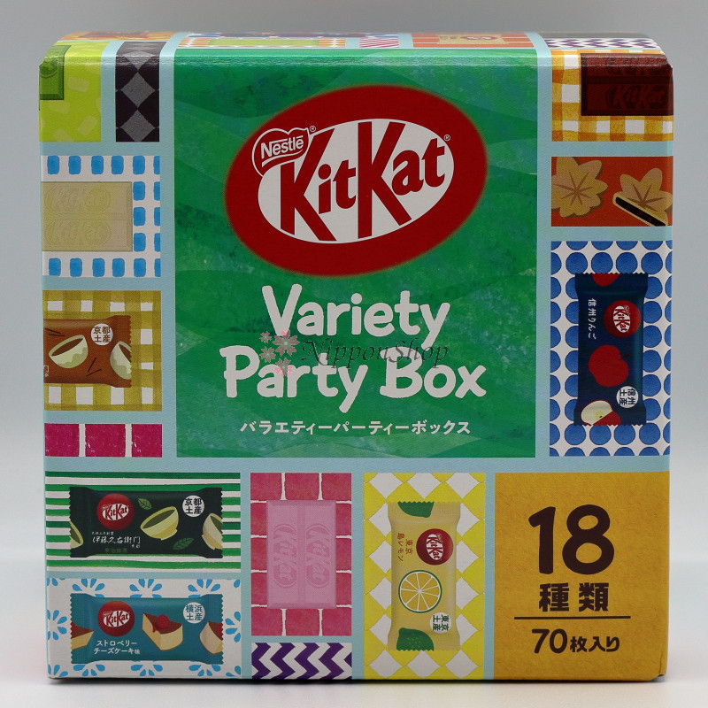 Japanese Kit Kat: Variety Party Box 2023 (70 Pieces, 18 Flavors) – Bokksu