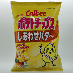 Calbee Potato Chips - Shiawase Butter