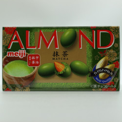 meiji ALMOND chocolates - Uji Matcha