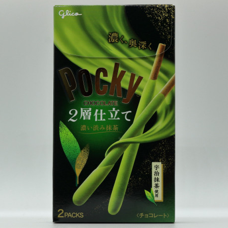 Pocky Double Coated Koi Fukami Matcha - 1
