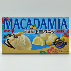 meiji MACADAMIA chocolates - Salty Vanilla White