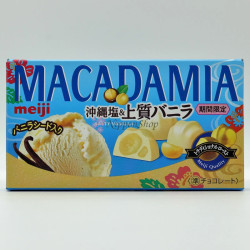 meiji MACADAMIA chocolates - Salty Vanilla White - 1