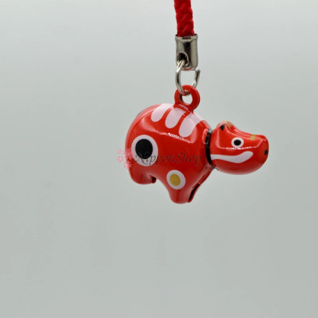 Akabeko with bell - 1
