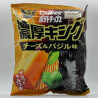 Calbee Nōkō King Potato Chips - Cheese & Basil