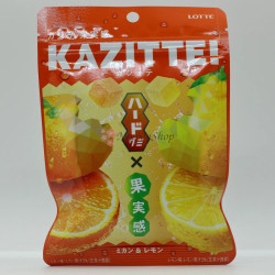 KAZITTE! Hard Gummy - Mikan & Lemon - 1