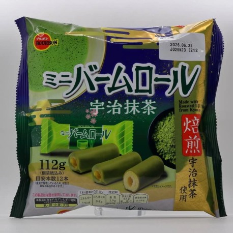 Bourbon BaumRoll - Matcha - 2